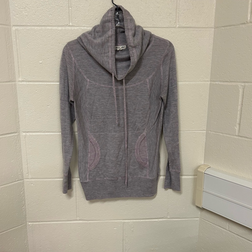 Cozy Heather Gray Cowl Neck Sweater